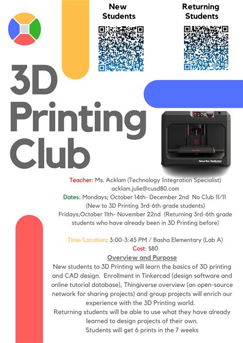 3D Printing Club